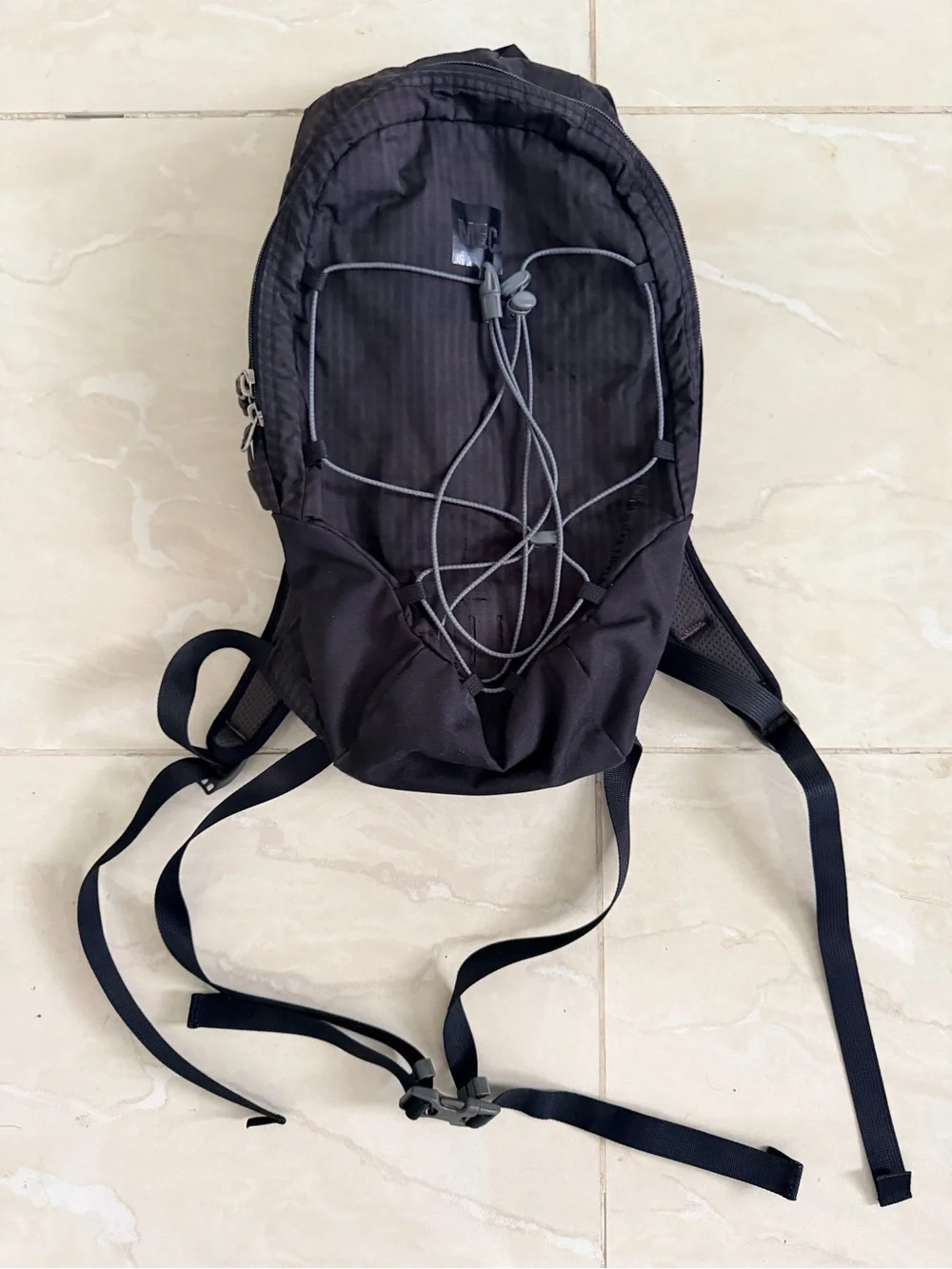MEC Black Lightweight Daypack Hiking Backpack